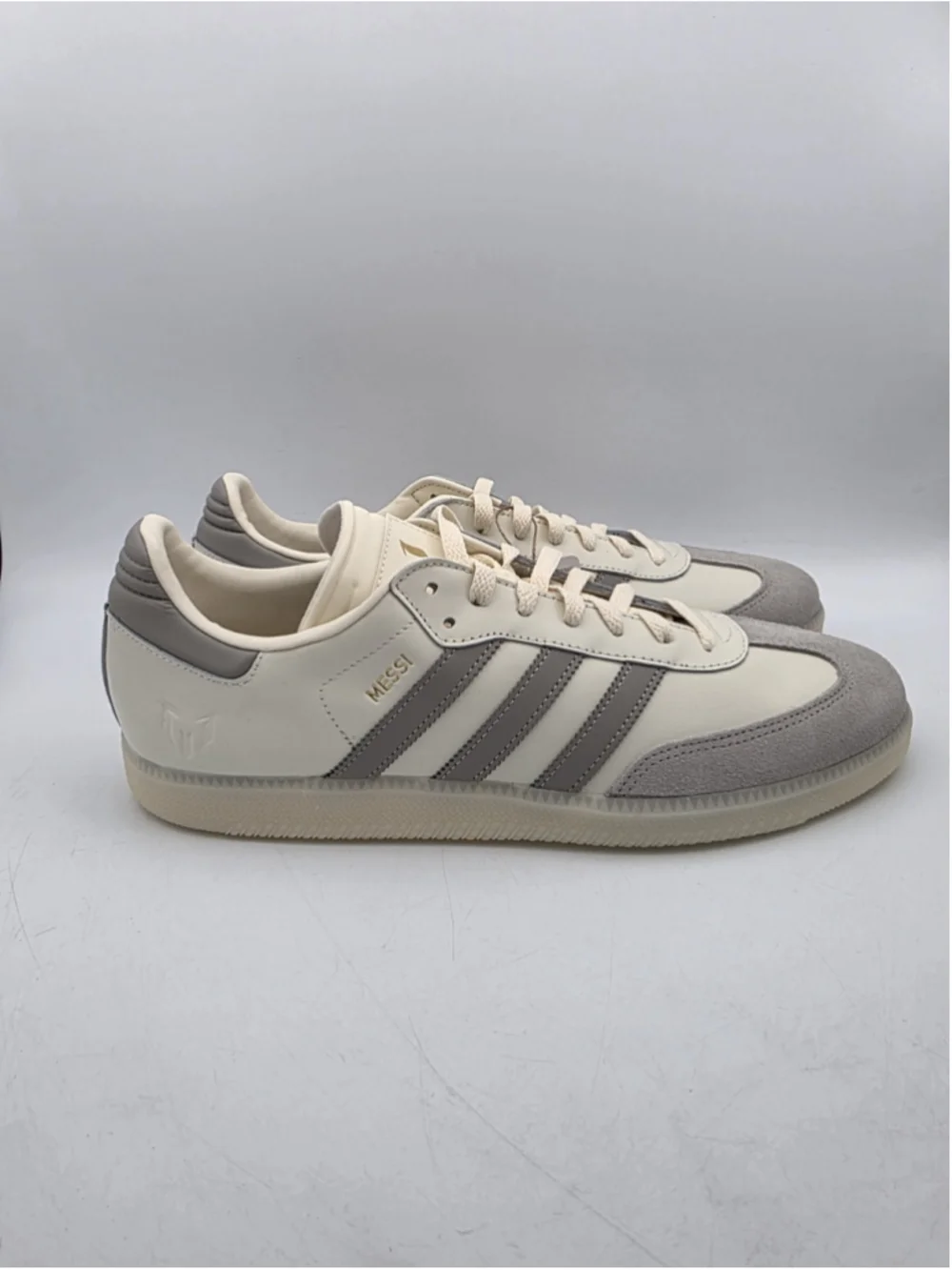 Adidas Samba Lionel Messi Cream White Mens Size 4.5 JQ0266